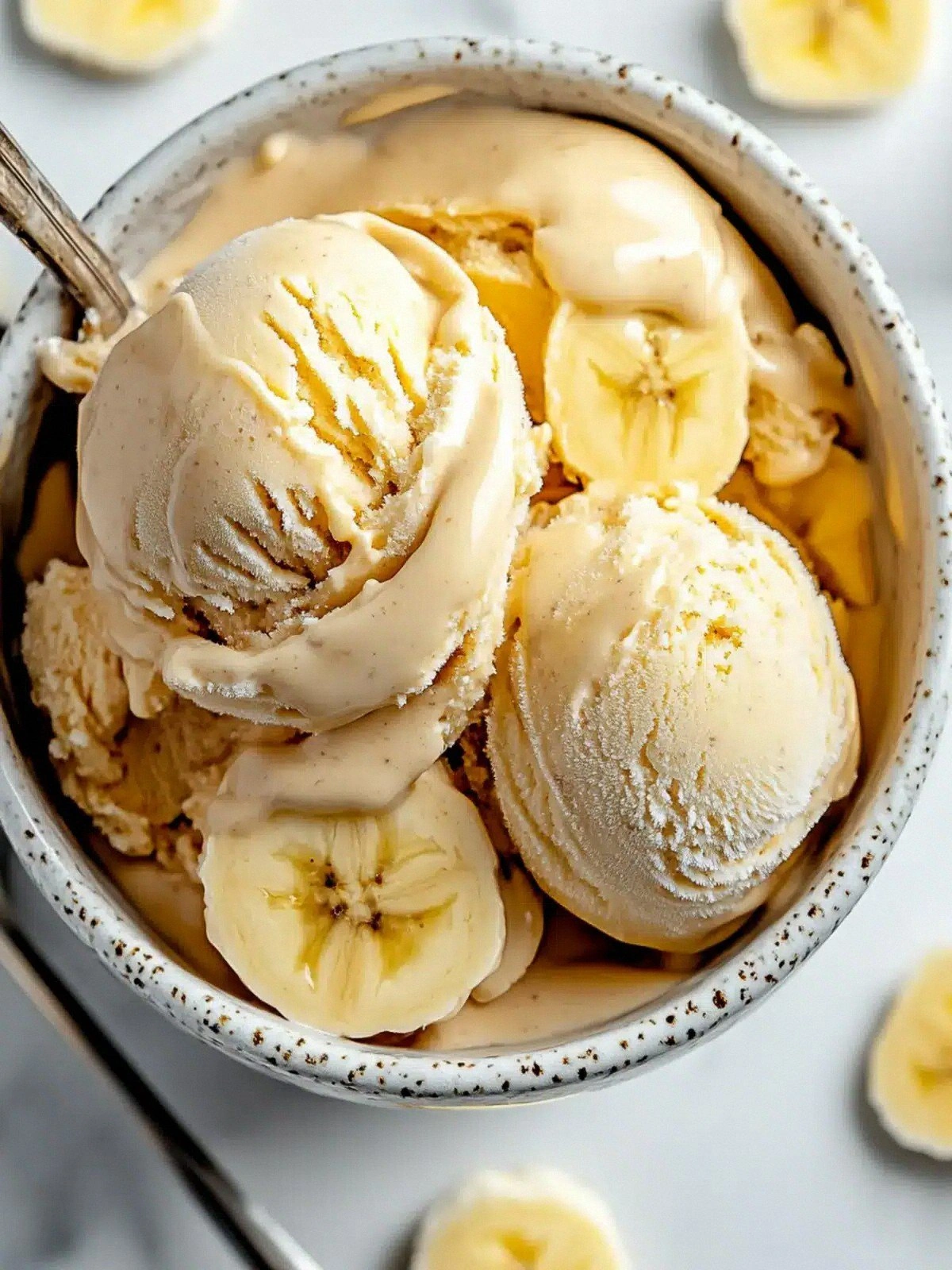 Creamy Banana Protein Ice Crea