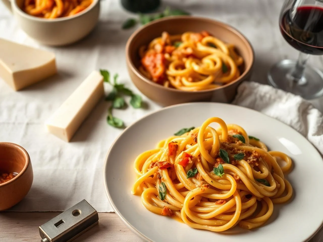 Creamy Bell Pepper Pasta Bake