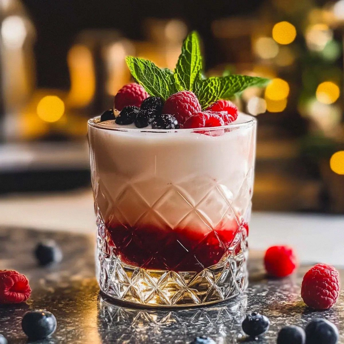 Creamy Berry White Russian: Yo