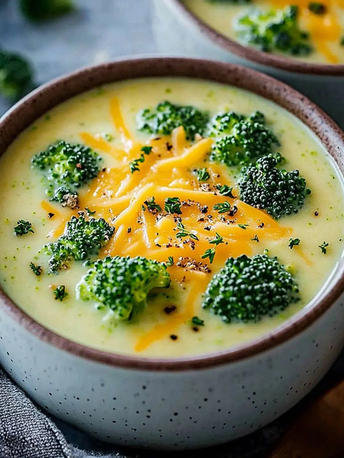 Creamy Broccoli Cheese Soup Th