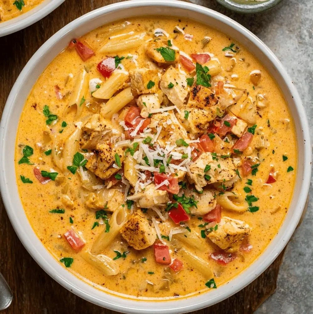 Creamy Cajun Chicken Pasta Sou