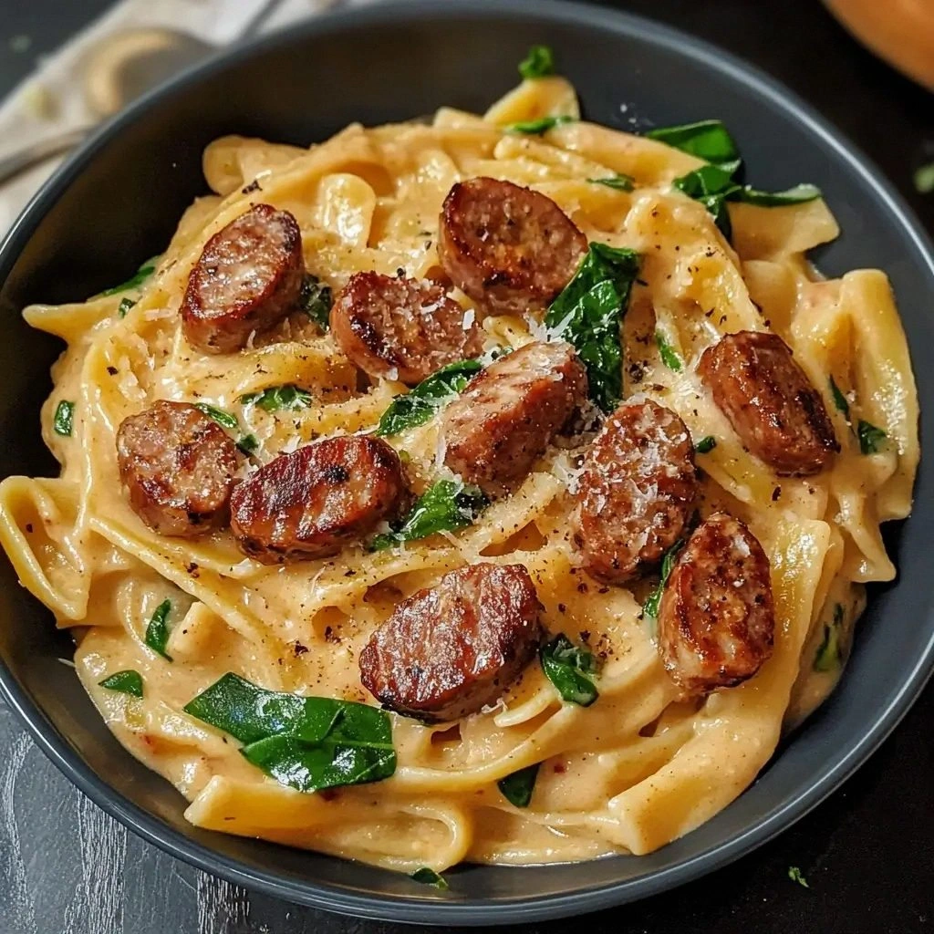Creamy Cajun Sausage Pasta Rec