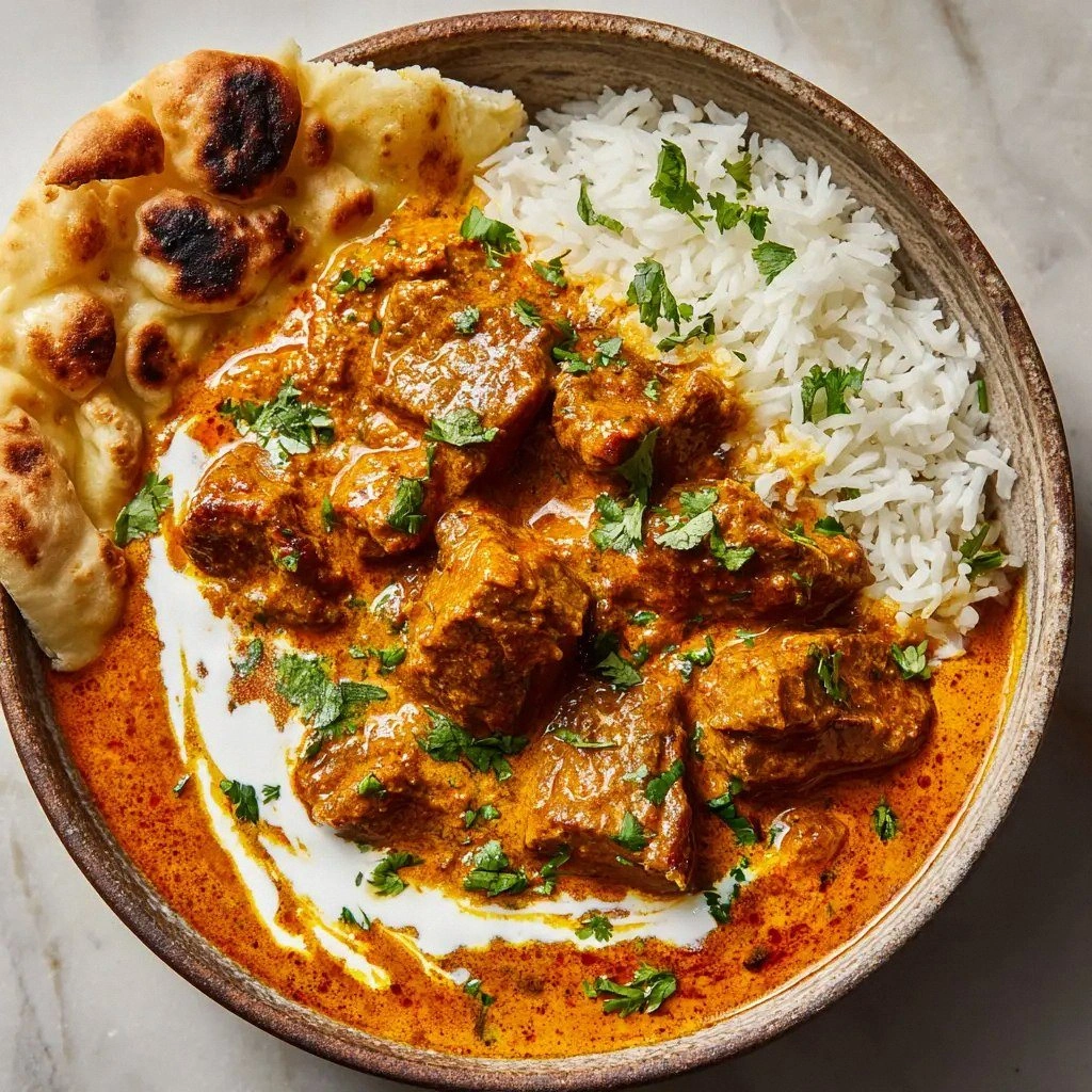 Creamy Cardamom Lamb Curry for