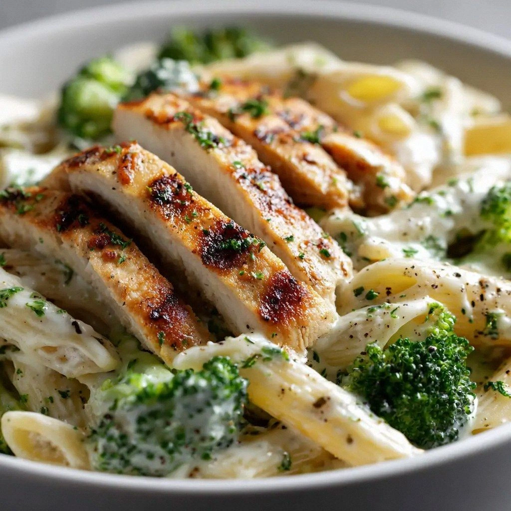 Creamy Chicken and Broccoli Pe