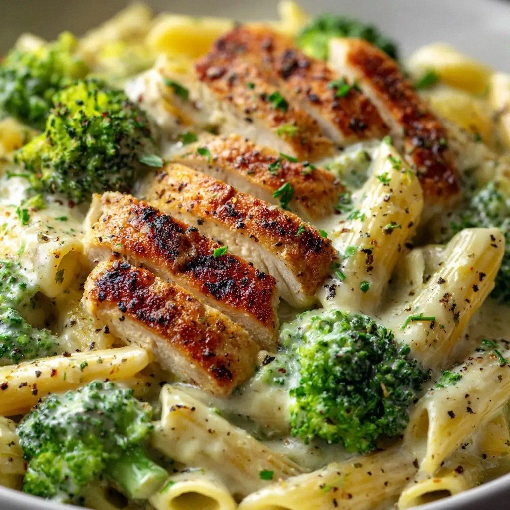 Creamy Chicken and Broccoli Pe