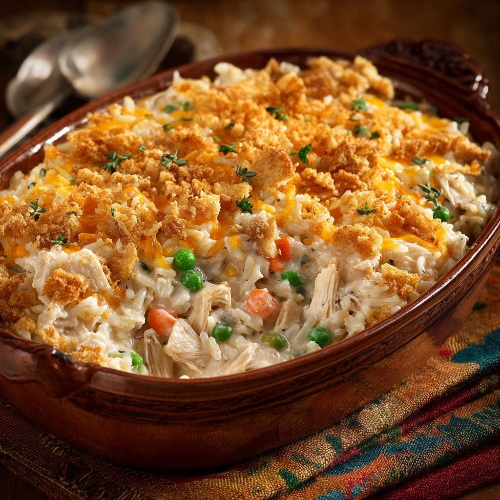 Creamy Chicken and Rice Casser