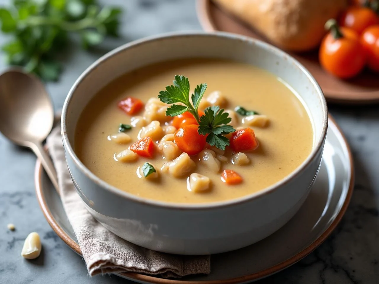 Creamy Chicken and Wild Rice Soup