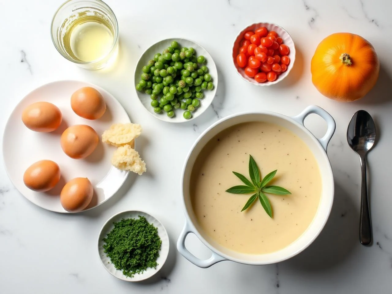 Ingredients for Creamy Chicken and Wild Rice Soup