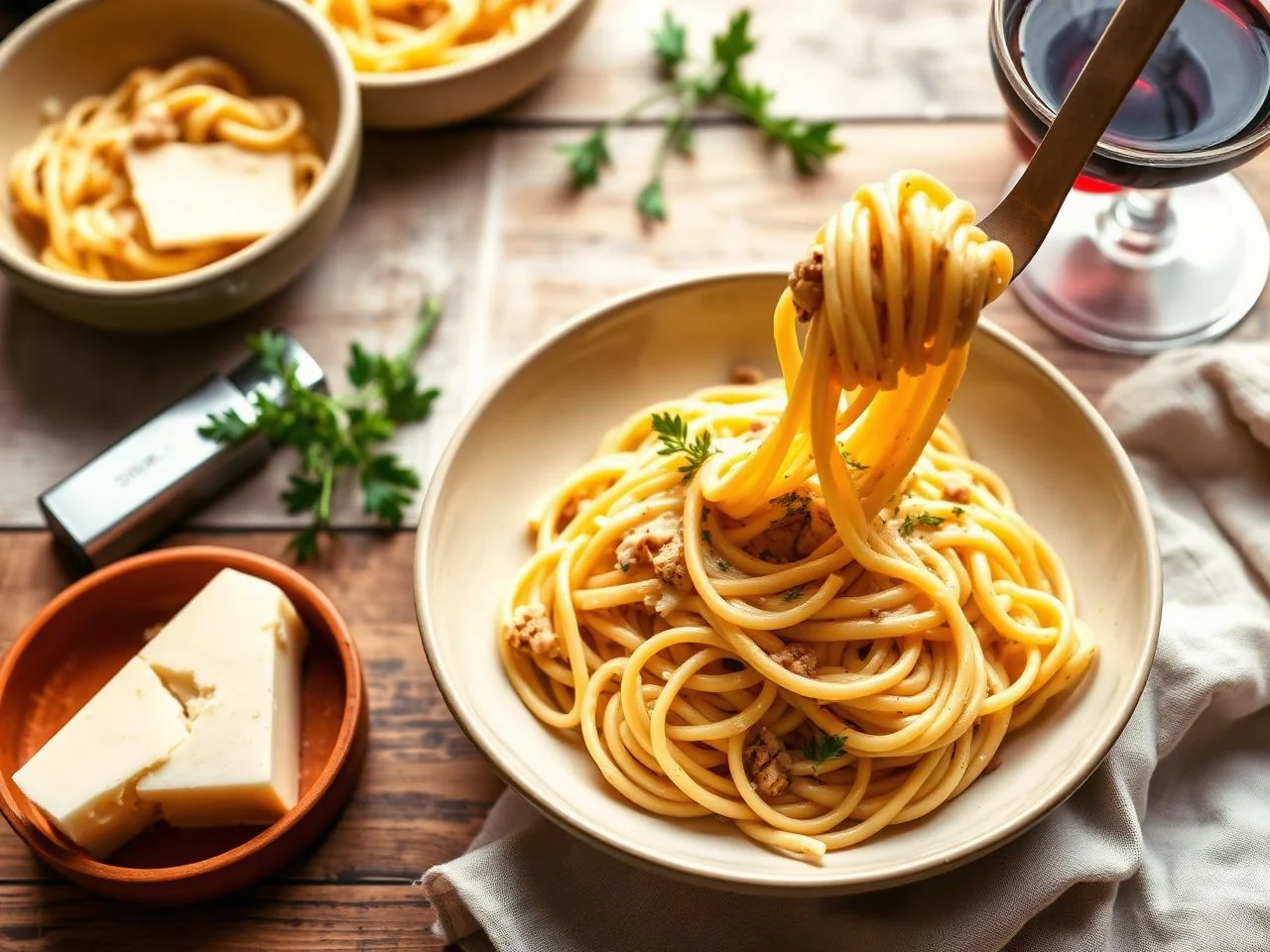 Creamy Chicken Fettuccine