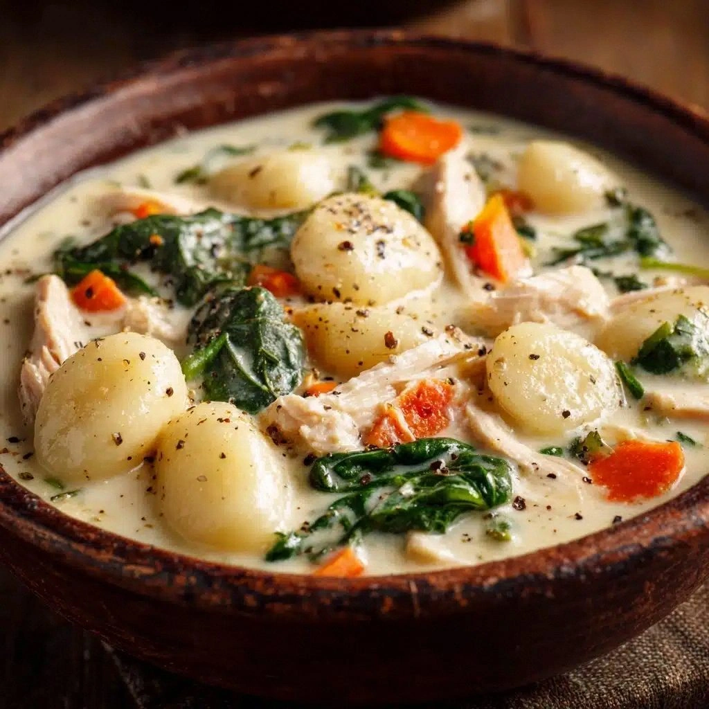Creamy Chicken Gnocchi Soup Re