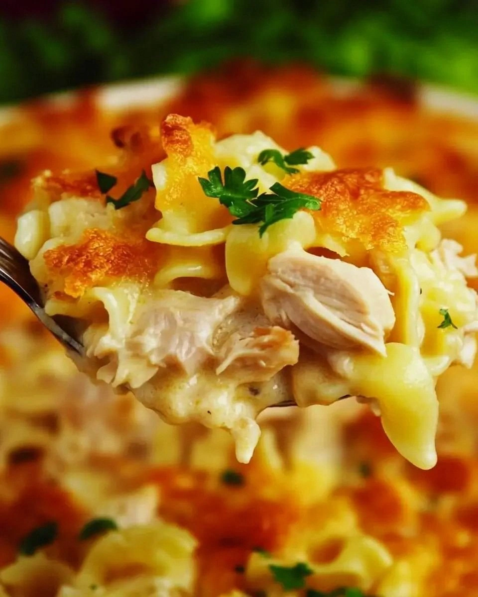 Creamy Chicken Noodle Casserole Recipe is a must-try!