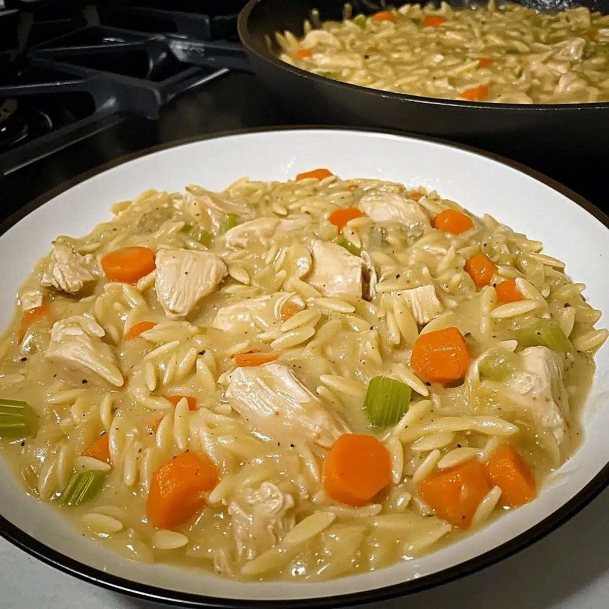 Creamy Chicken Pot Pie Orzo: Cozy Comfort in One Pot