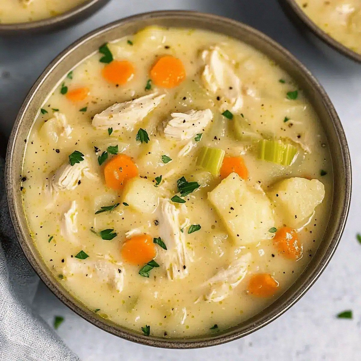 Creamy Chicken Pot Pie Soup – A Cozy Comfort Dish