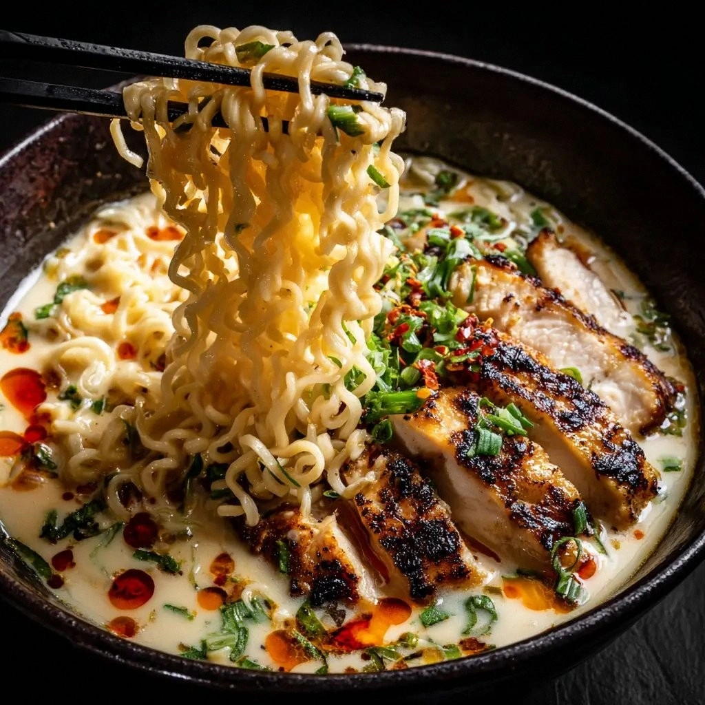 Creamy Chicken Ramen: The Ulti