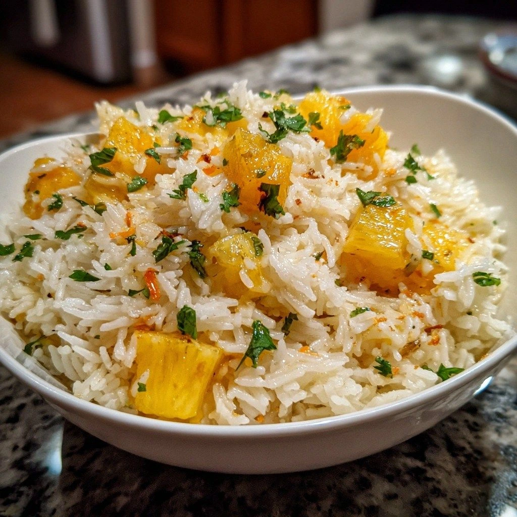 Creamy Coconut Pineapple Rice