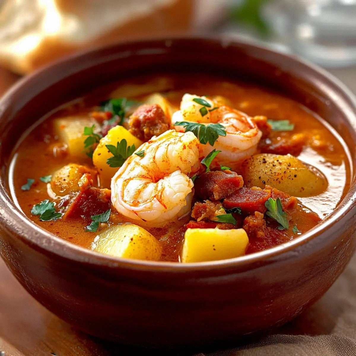 Creamy Coconut Shrimp and Chor