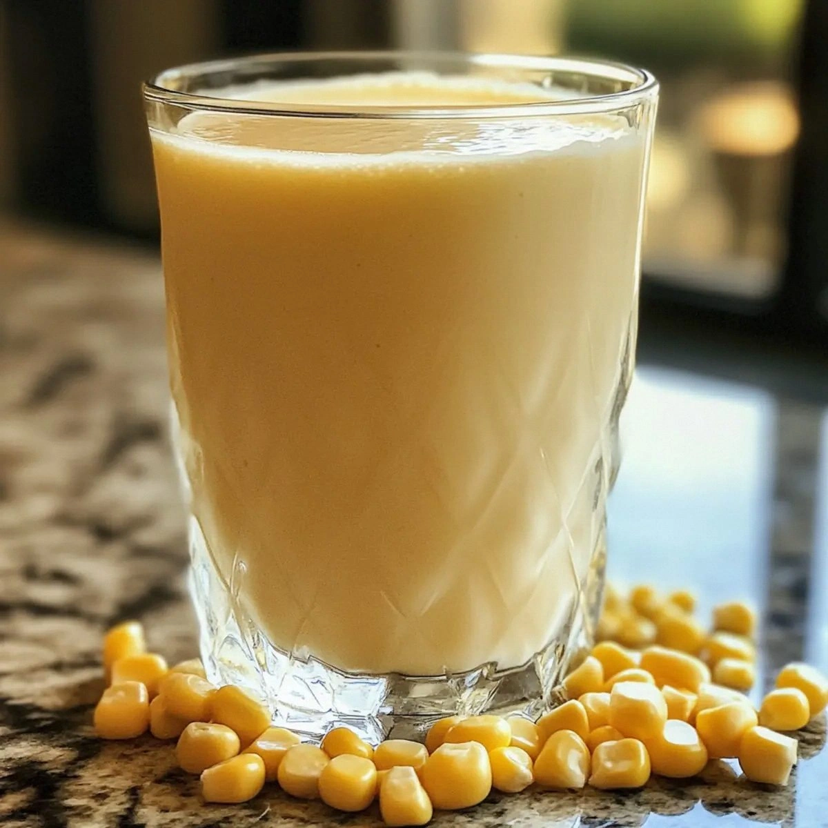 Creamy Corn Milk: Sweet Sip of Summer Bliss