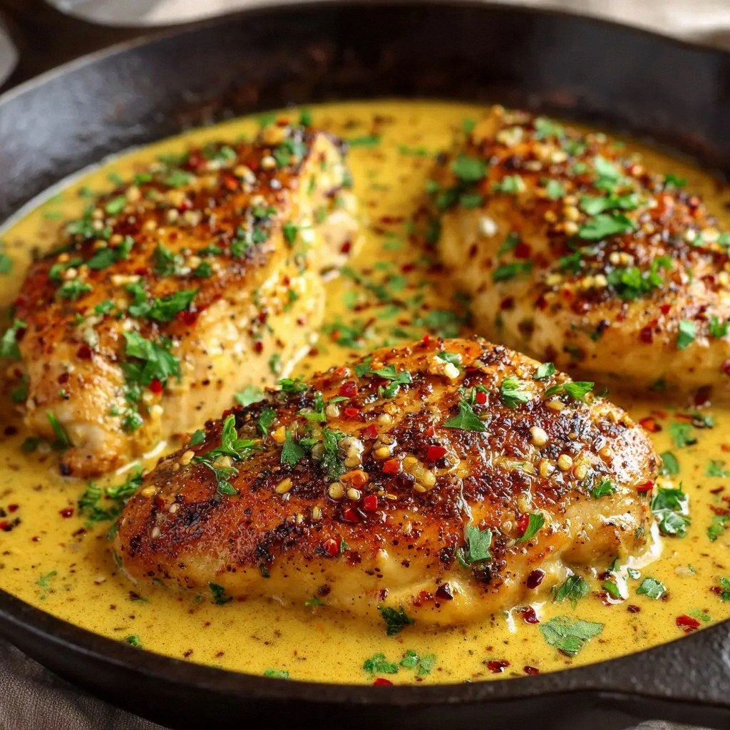Creamy Cowboy Butter Chicken: 