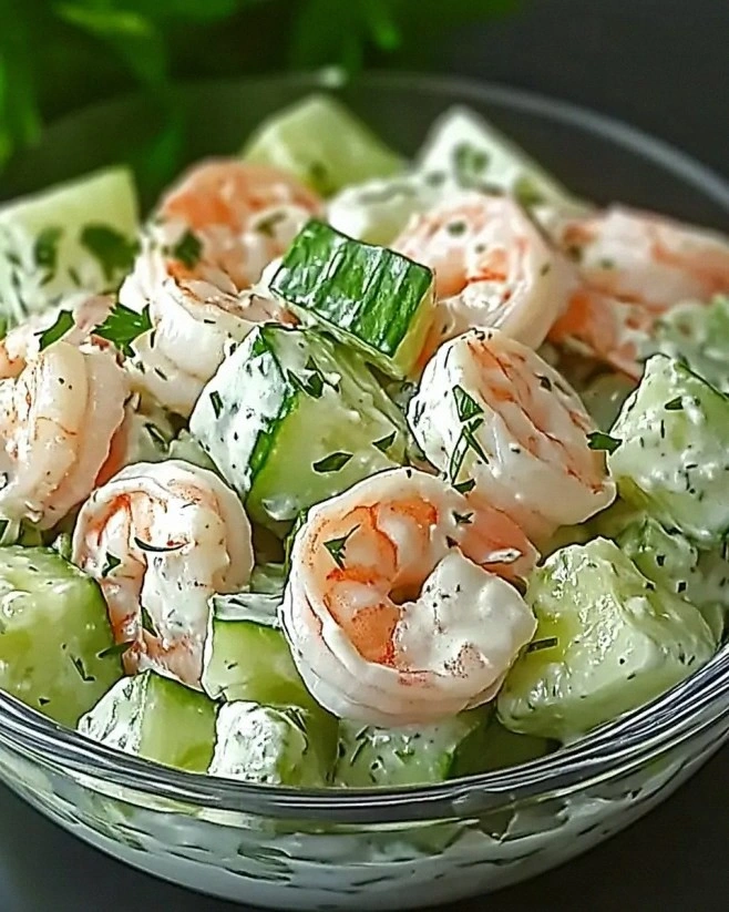 Creamy Cucumber Shrimp Salad: Refresh Your Meals Today!