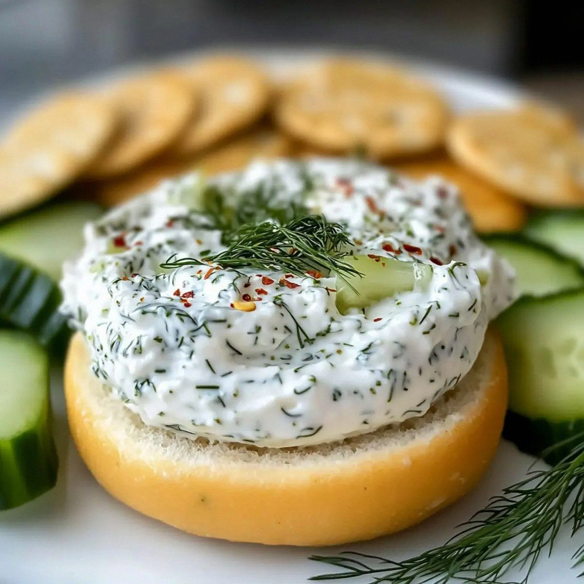 Creamy Dill Pickle Cream Cheese Spread for Easy Entertaining