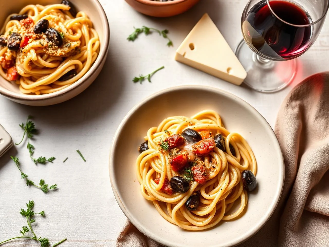 Creamy Eggplant Pasta Bake