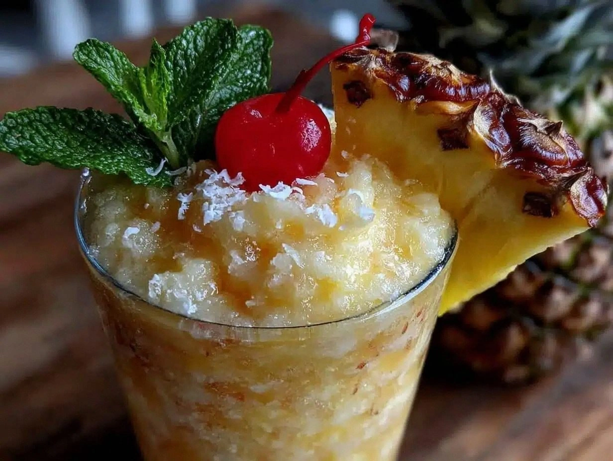 Creamy Frozen Piña Colada Slushie Recipe for Easy Summer Refreshment