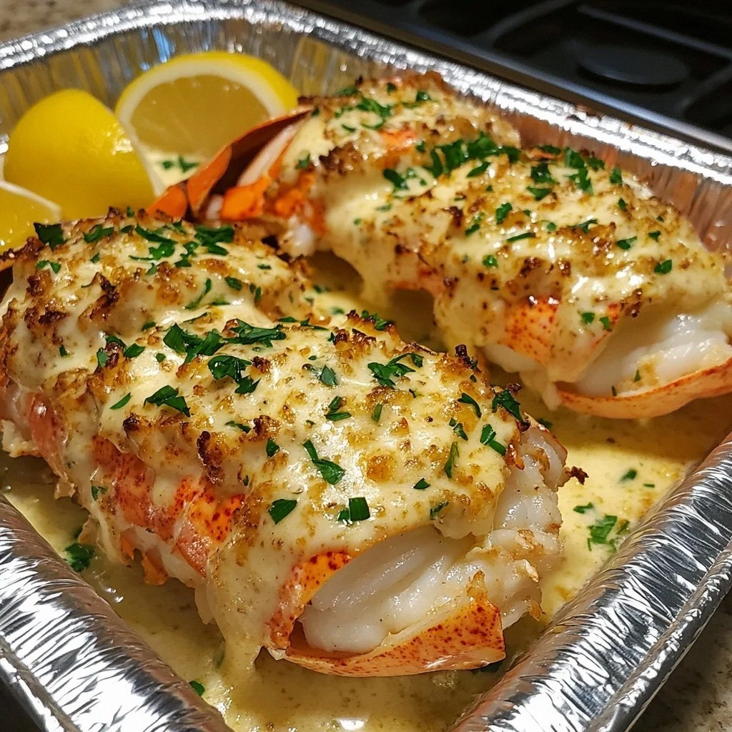Creamy Garlic Butter Lobster Tails: A Delicious Delight!