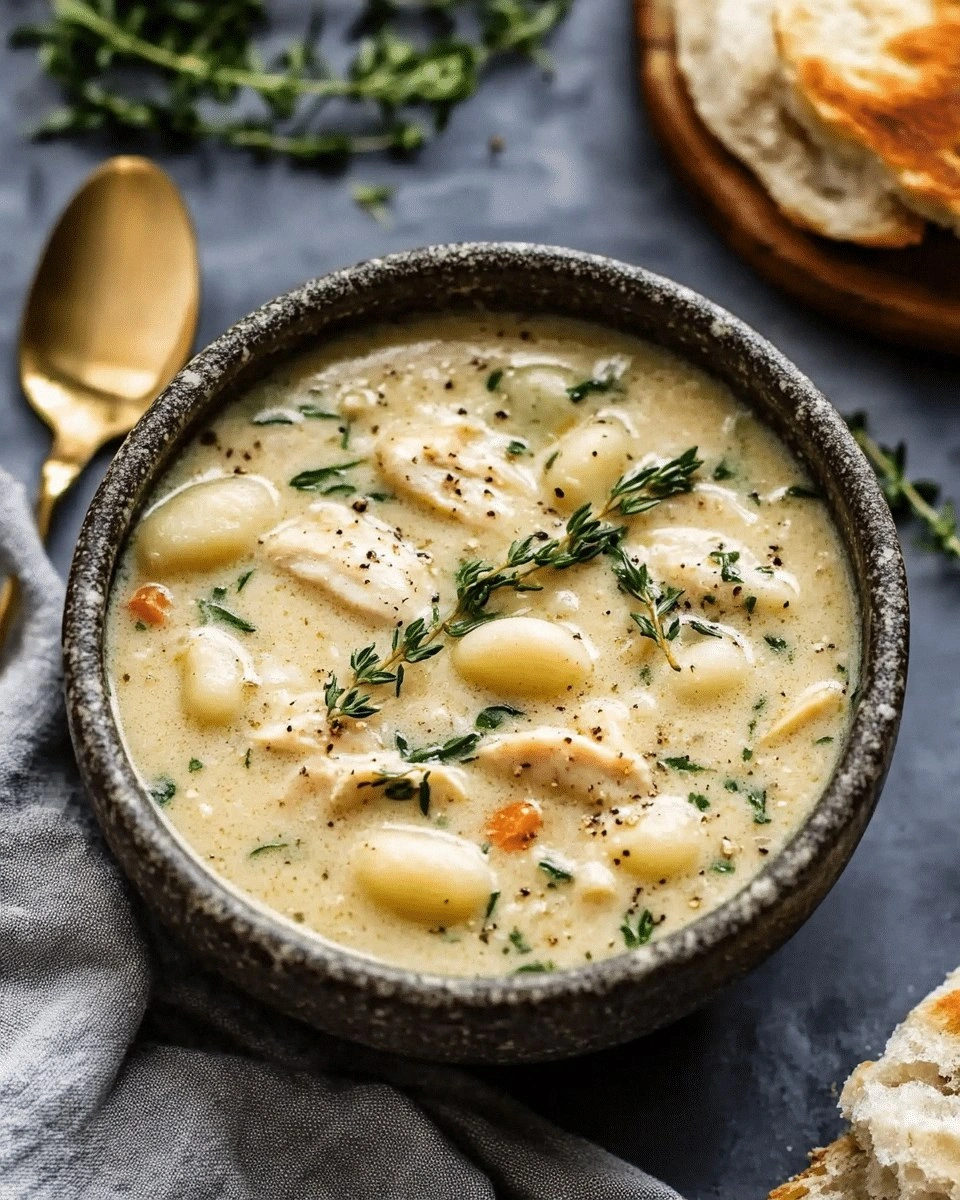 Creamy Garlic Chicken Gnocchi 