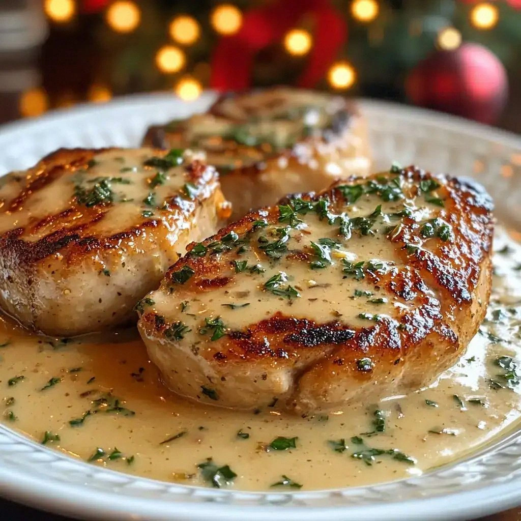 Creamy Garlic Pork Chops – A Comfort Food Classic That Never Disappoints