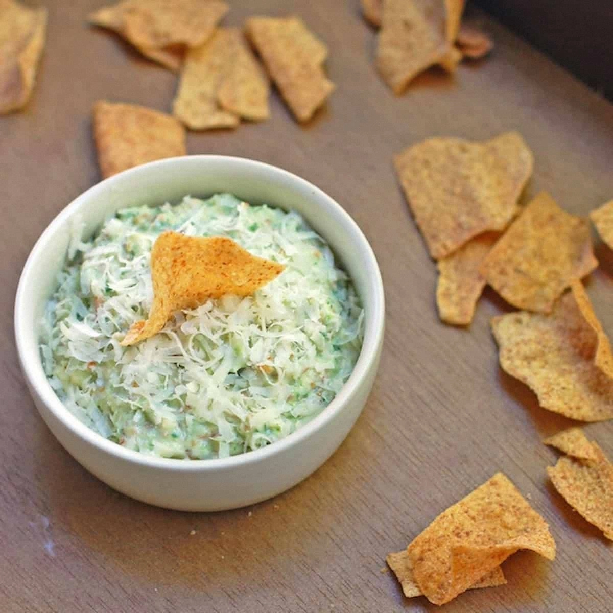 Creamy Garlic Scape Dip