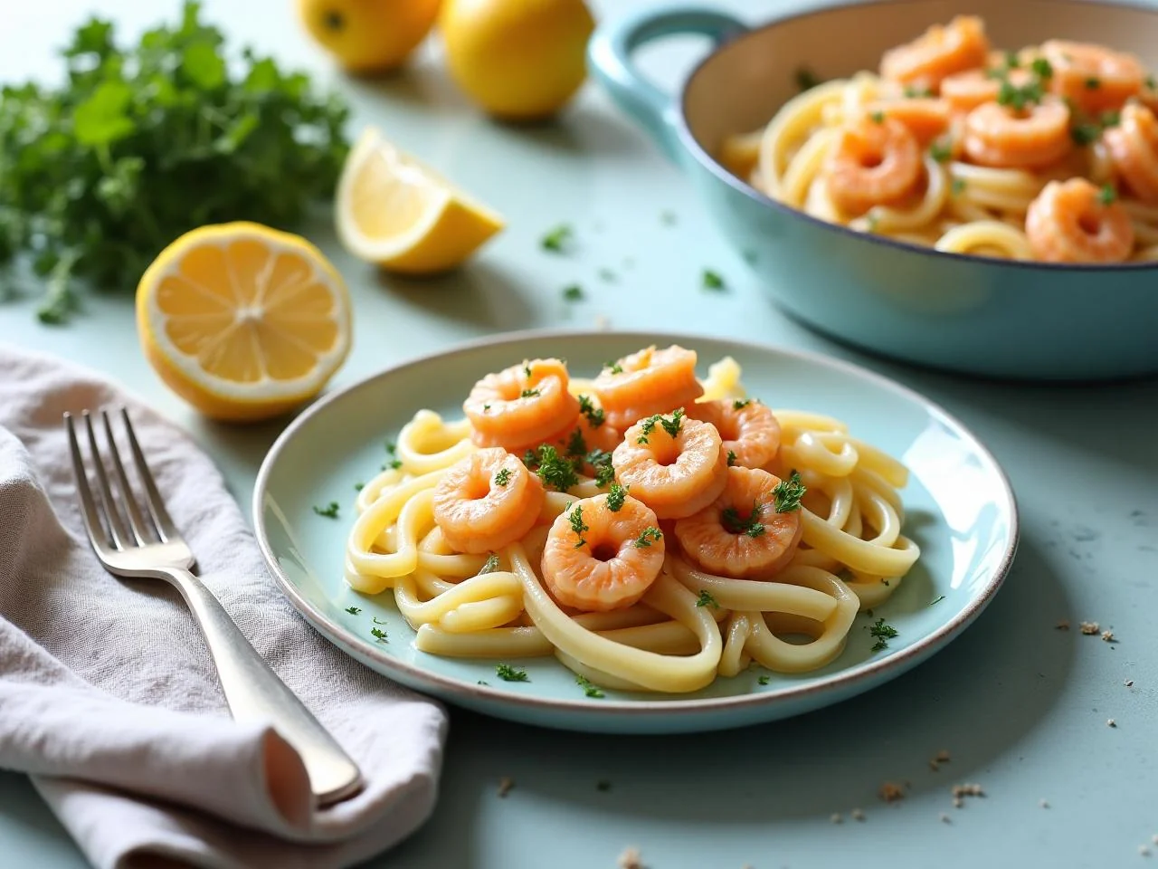 Creamy Garlic Shrimp Alfredo