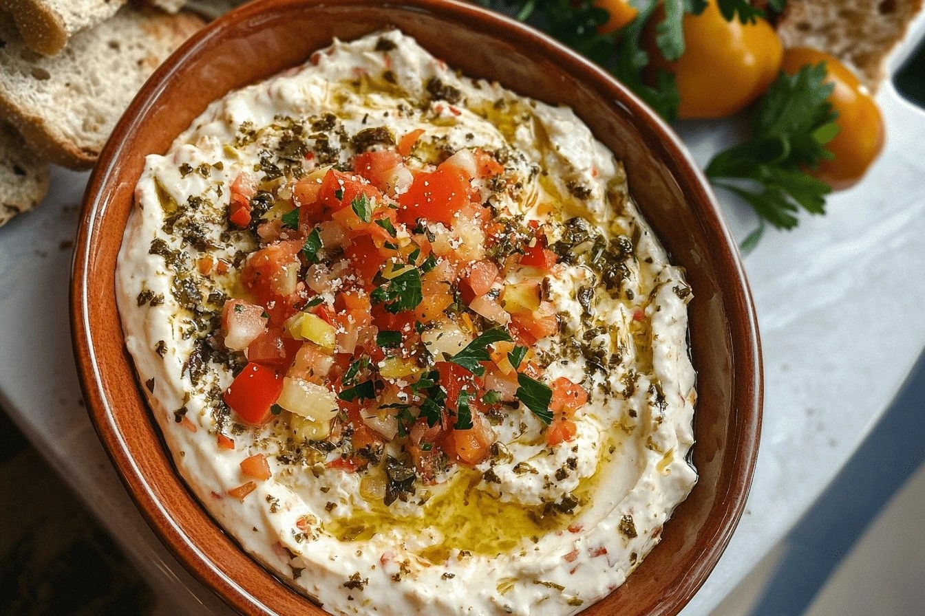 Creamy Giardiniera Dip