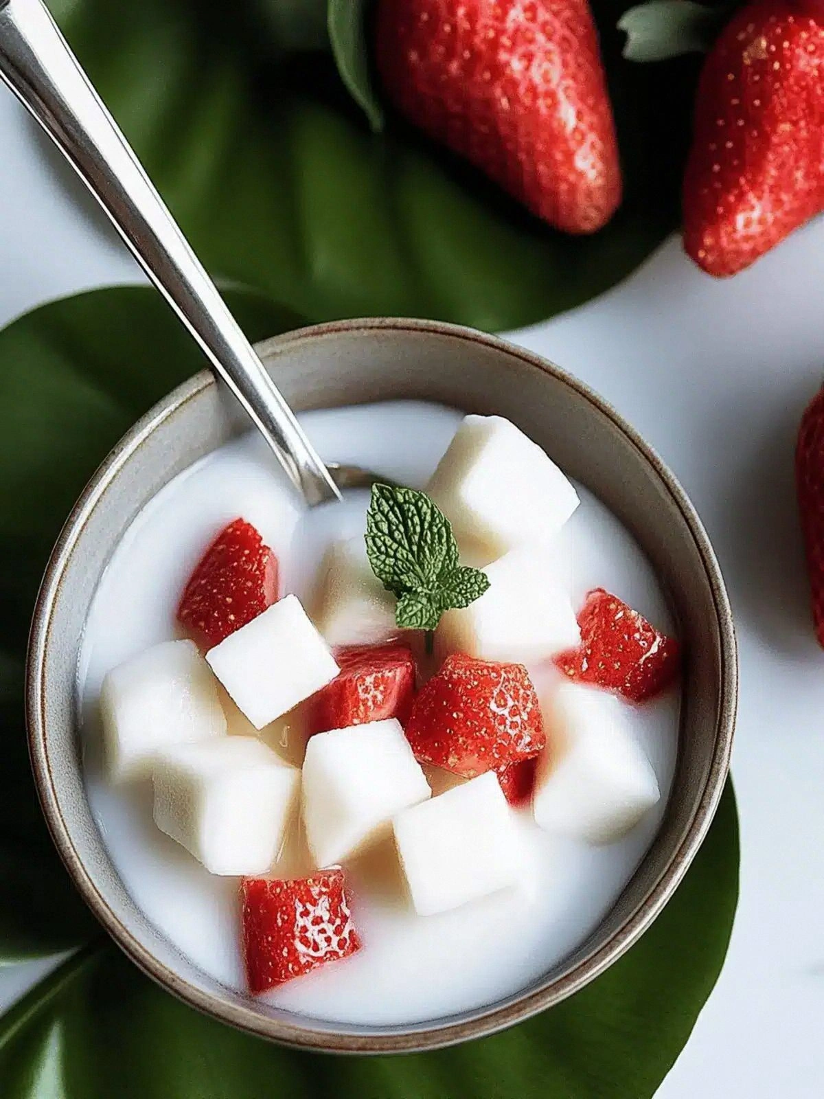 Creamy Haupia Hawaiian Coconut