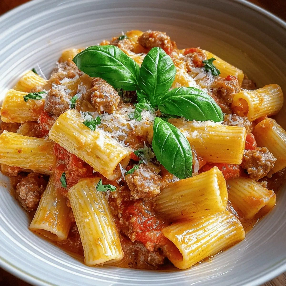 Creamy Italian Sausage Rigatoni for Cozy Weeknight Comfort