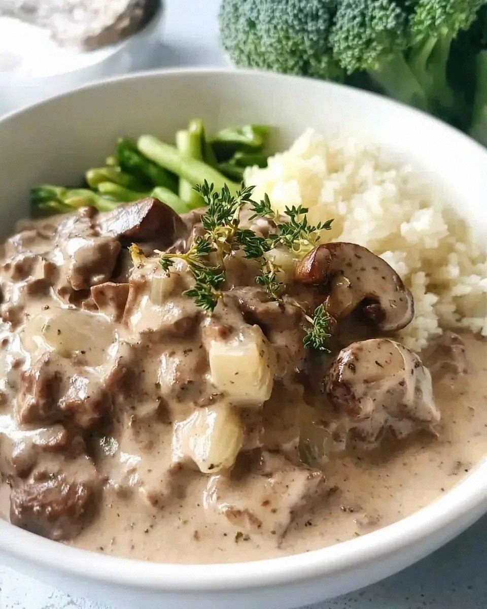 Creamy Low-Carb Beef Stroganoff is a must-try dish!