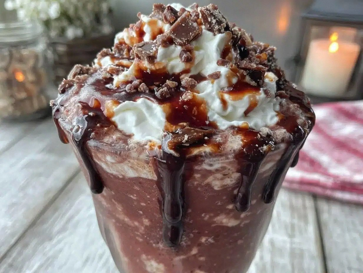 Creamy Mudslide Cocktail Recipe with Chocolate Drizzle Easy and Perfect for Parties