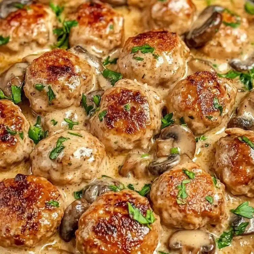 Creamy Mushroom Chicken Meatba