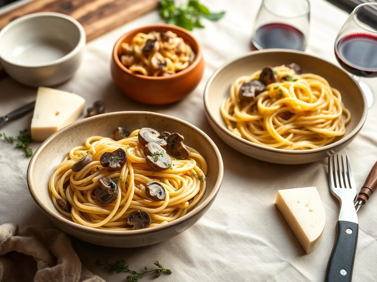Creamy Mushroom Pasta