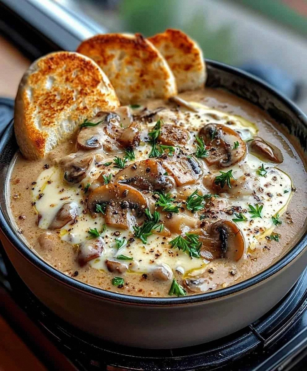Creamy Mushroom Soup: A Deliciously Rich Recipe for Comforting Meals