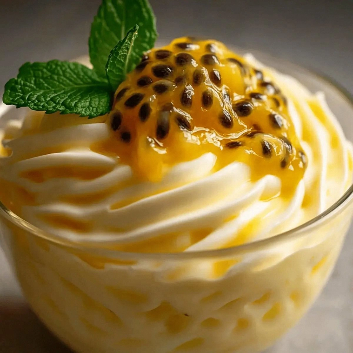Creamy Passion Fruit Mousse That Melts in Your Mouth