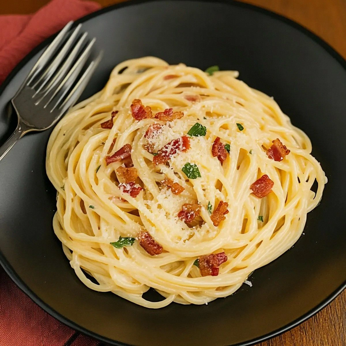 Creamy Pasta Carbonara (No Egg) for Quick Comfort Tonight