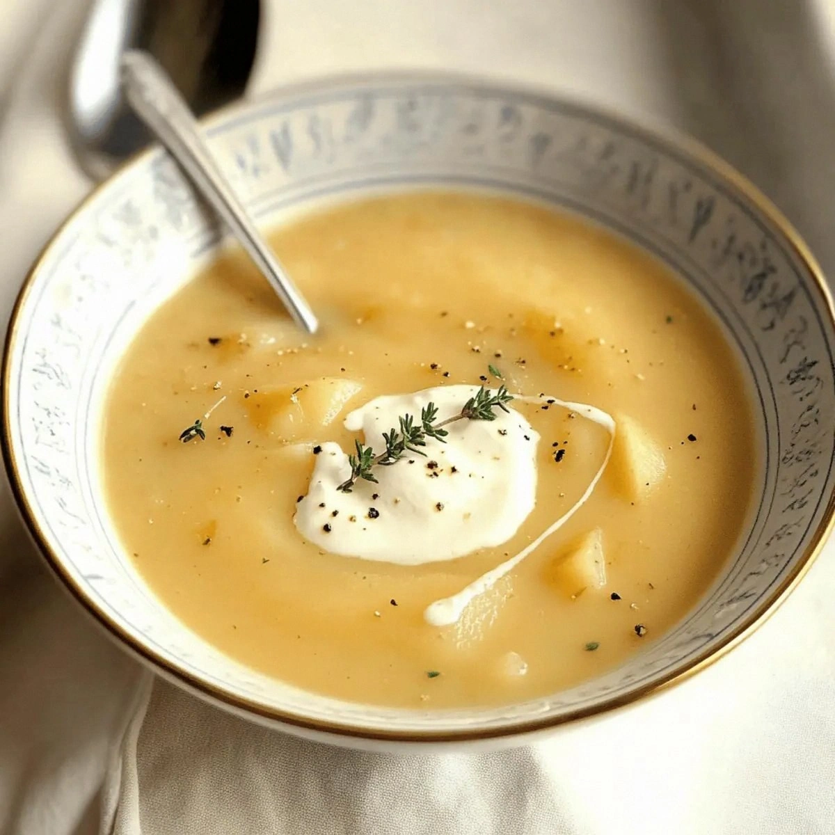Creamy Pear Potato Soup for Co