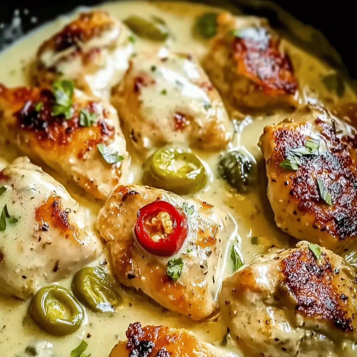 Creamy Pepperoncini Chicken Skillet for Cozy Weeknight Dinners