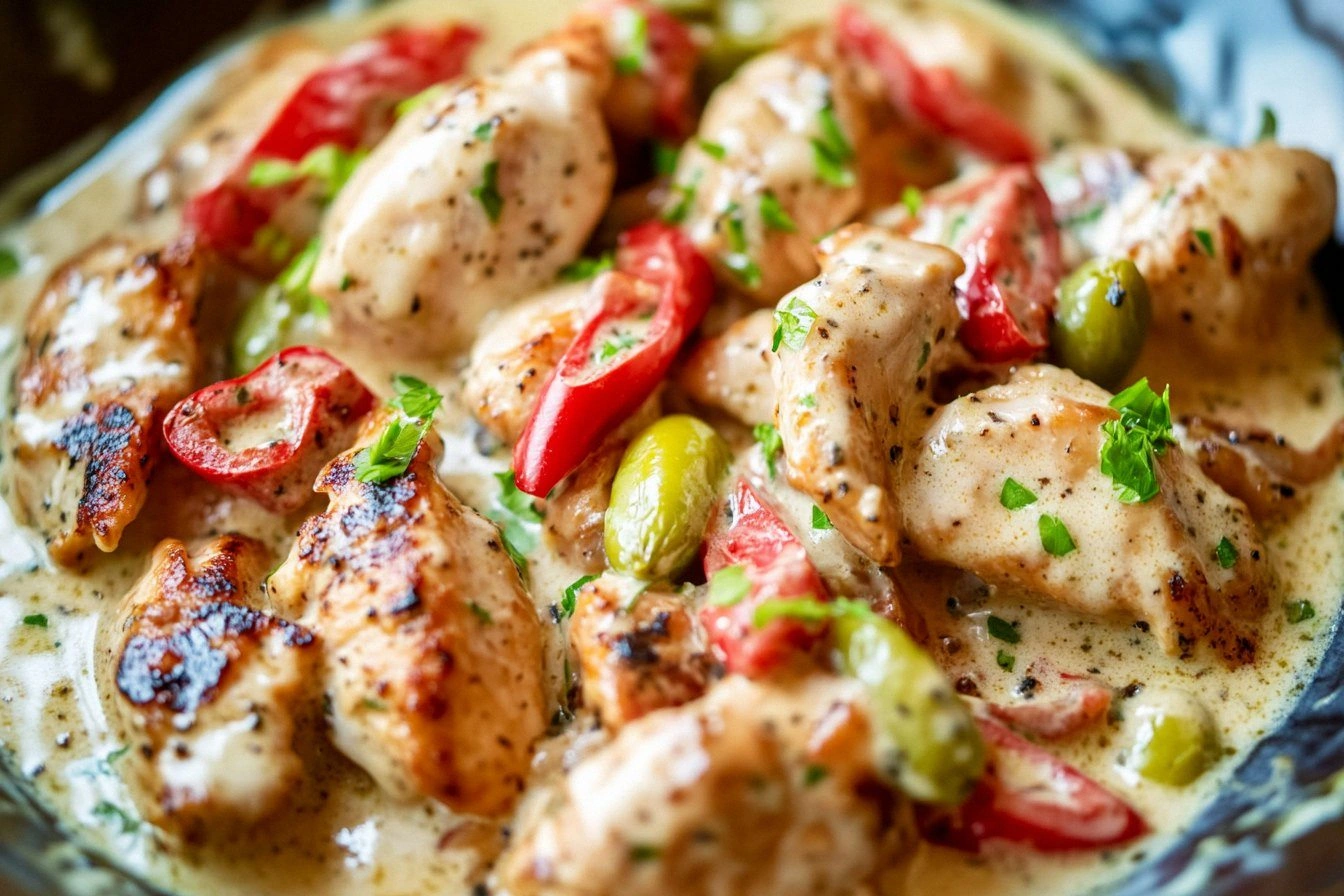 Creamy Pepperoncini Chicken Sk