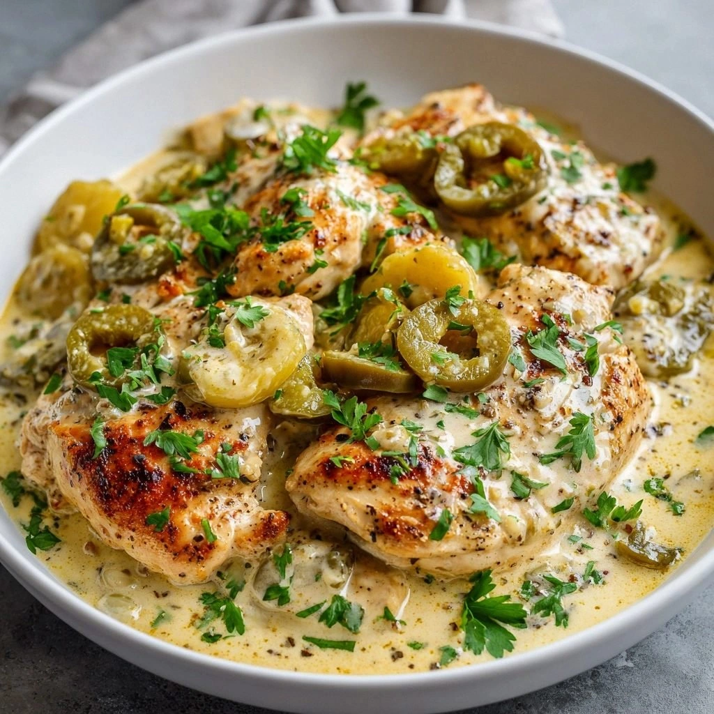 Creamy Pepperoncini Chicken Sk