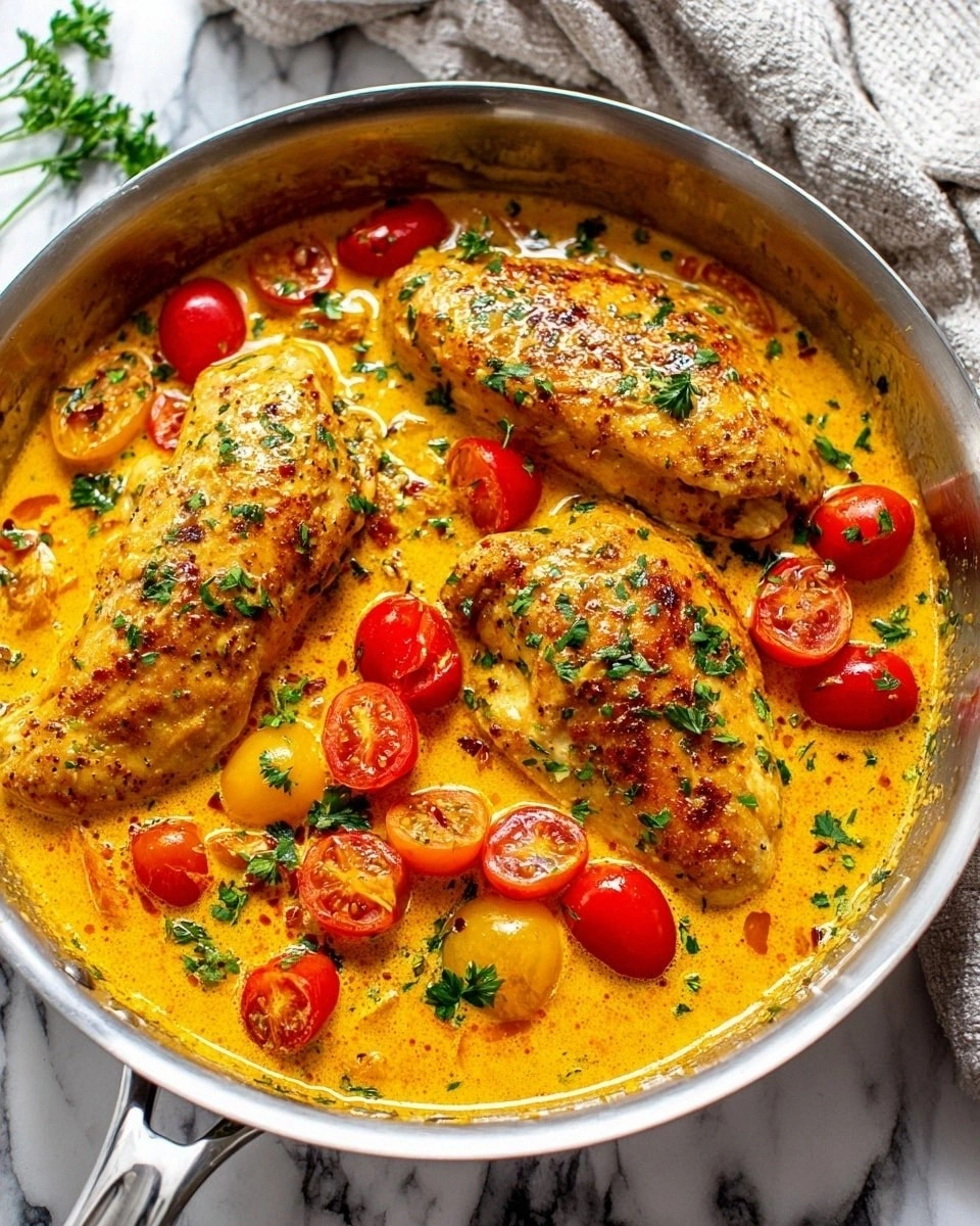 Creamy Pesto Chicken with Roas