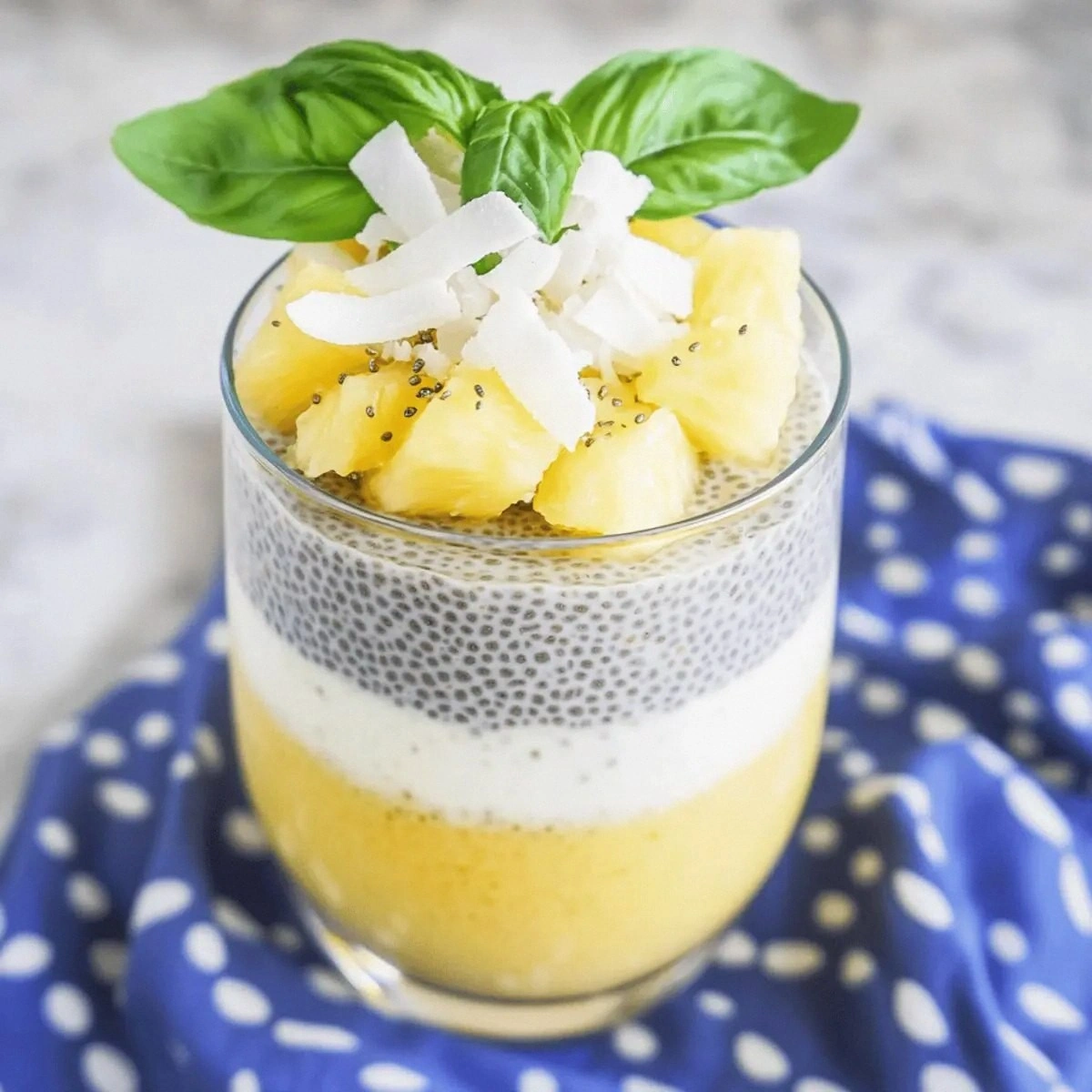 Creamy Pineapple Coconut Chia Pudding to Brighten Mornings