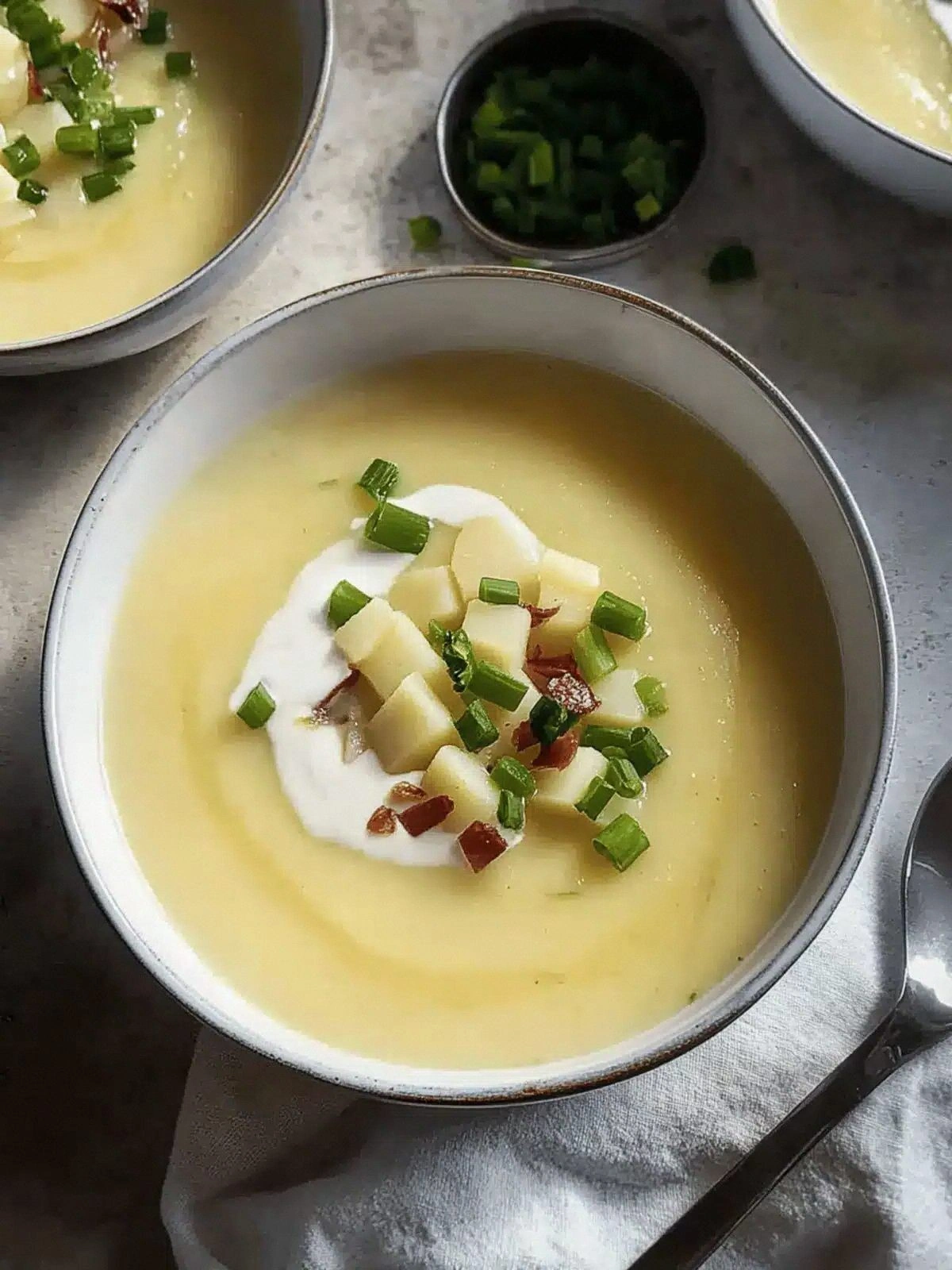 Creamy Potato and Leek Soup fo