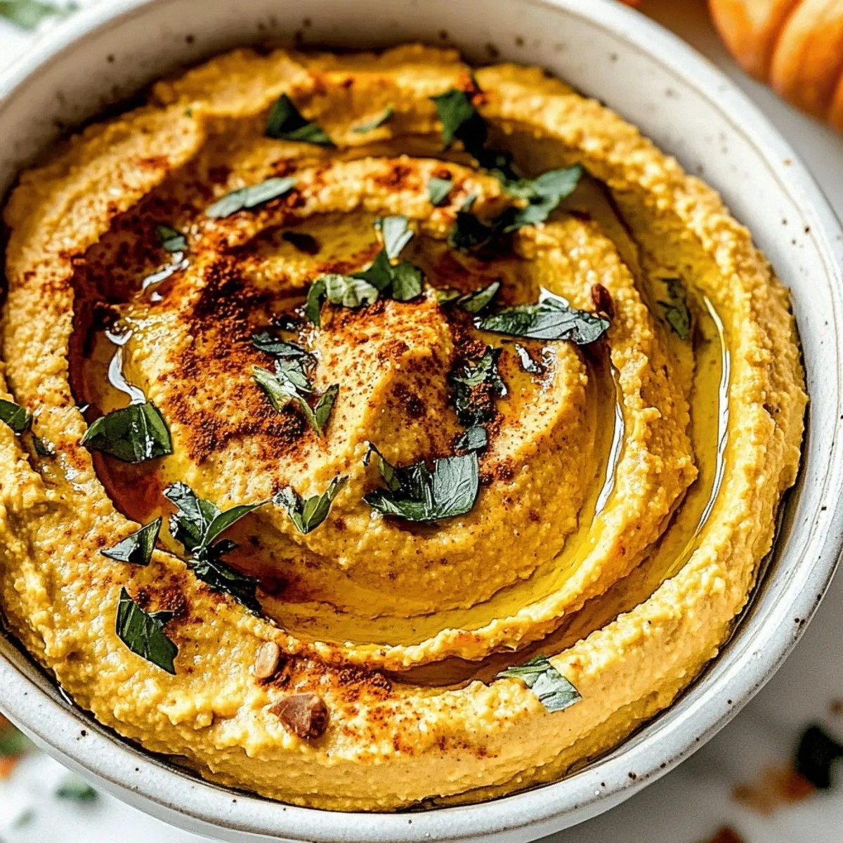 Creamy Pumpkin Hummus That Will Brighten Your Fall Snacks