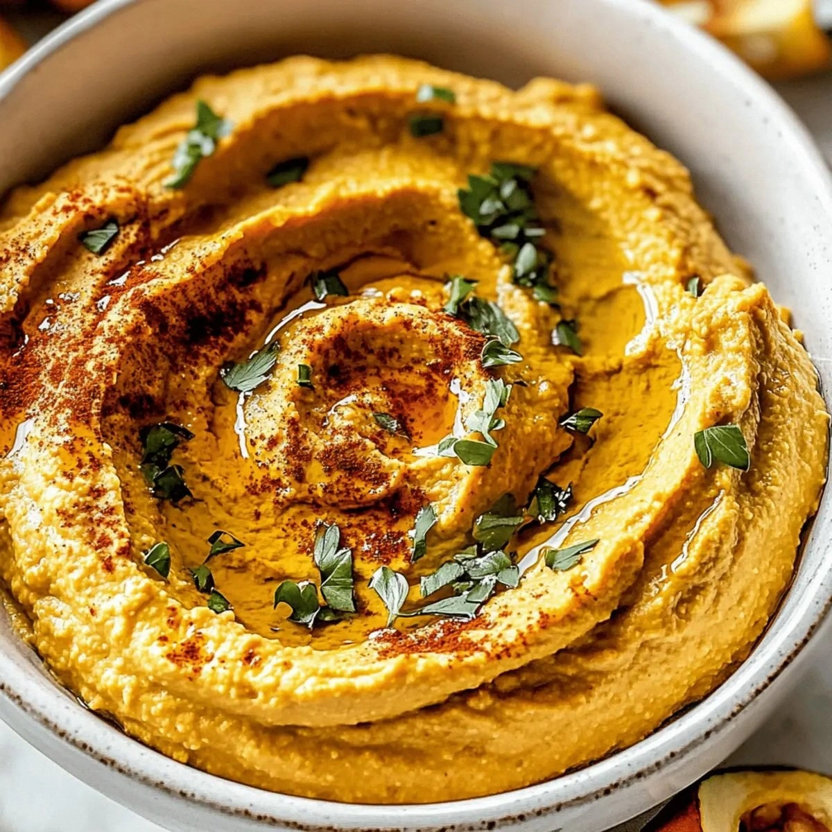 Creamy Pumpkin Hummus That Will Brighten Your Fall Snacks